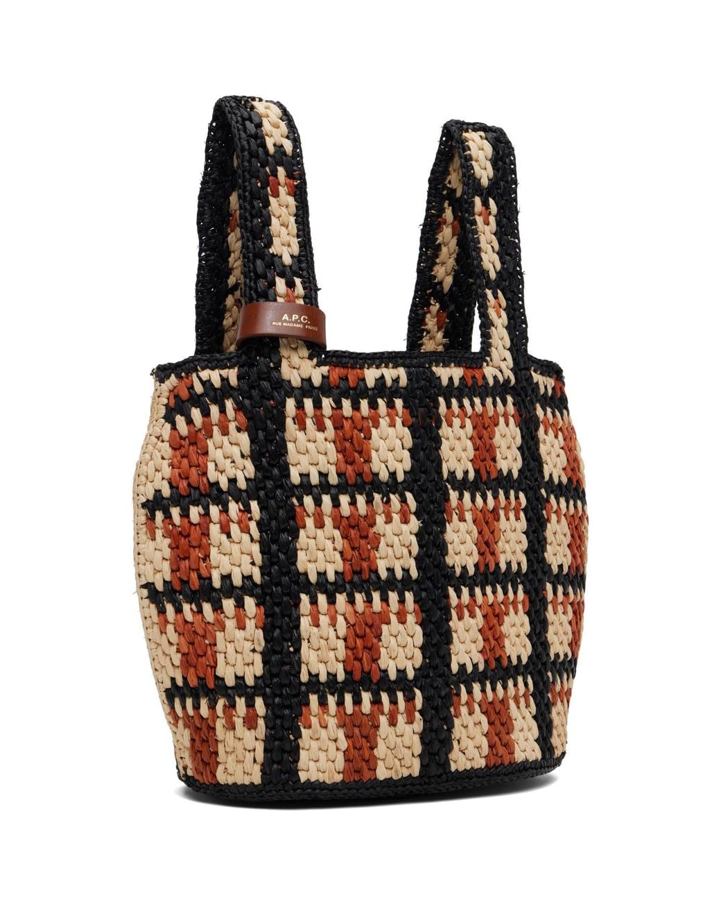 A.P.C. Multicolor Pecan Tote