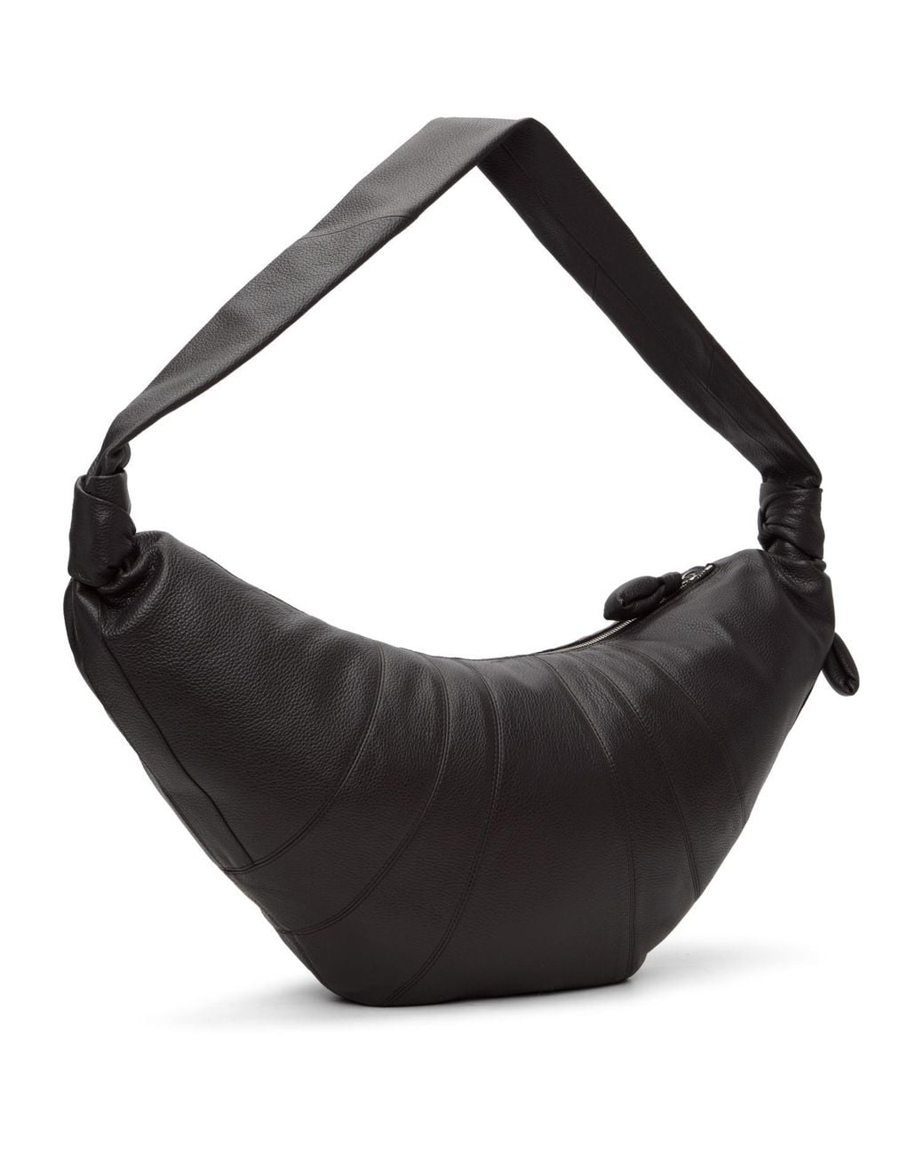Lemaire Black Large Croissant Bag for men