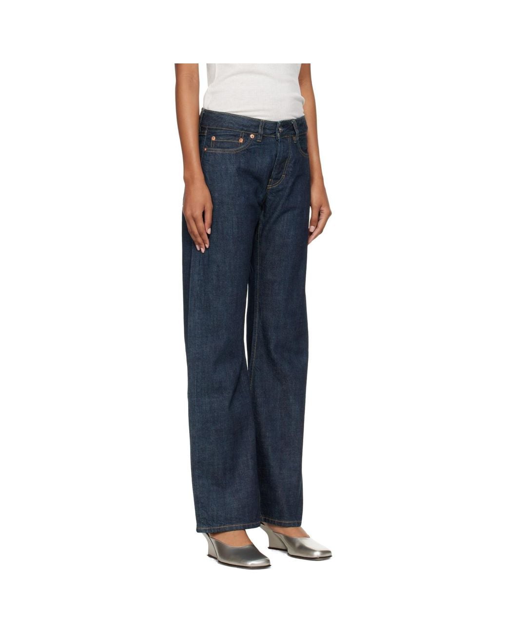Our Legacy Blue Rover Cut Jeans