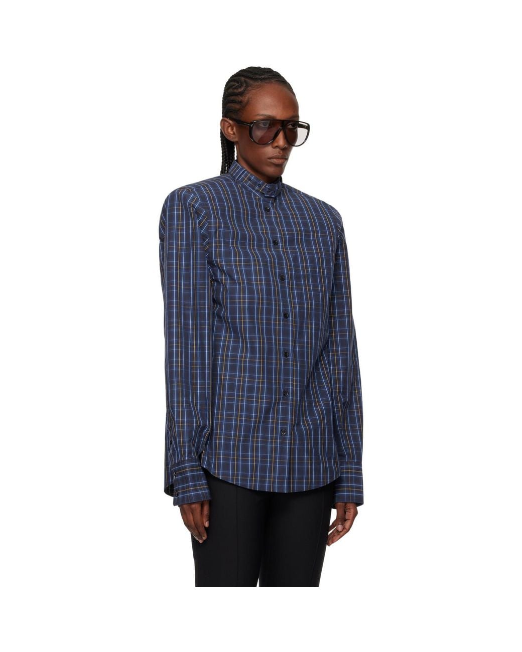 Mugler Blue Power Shirt