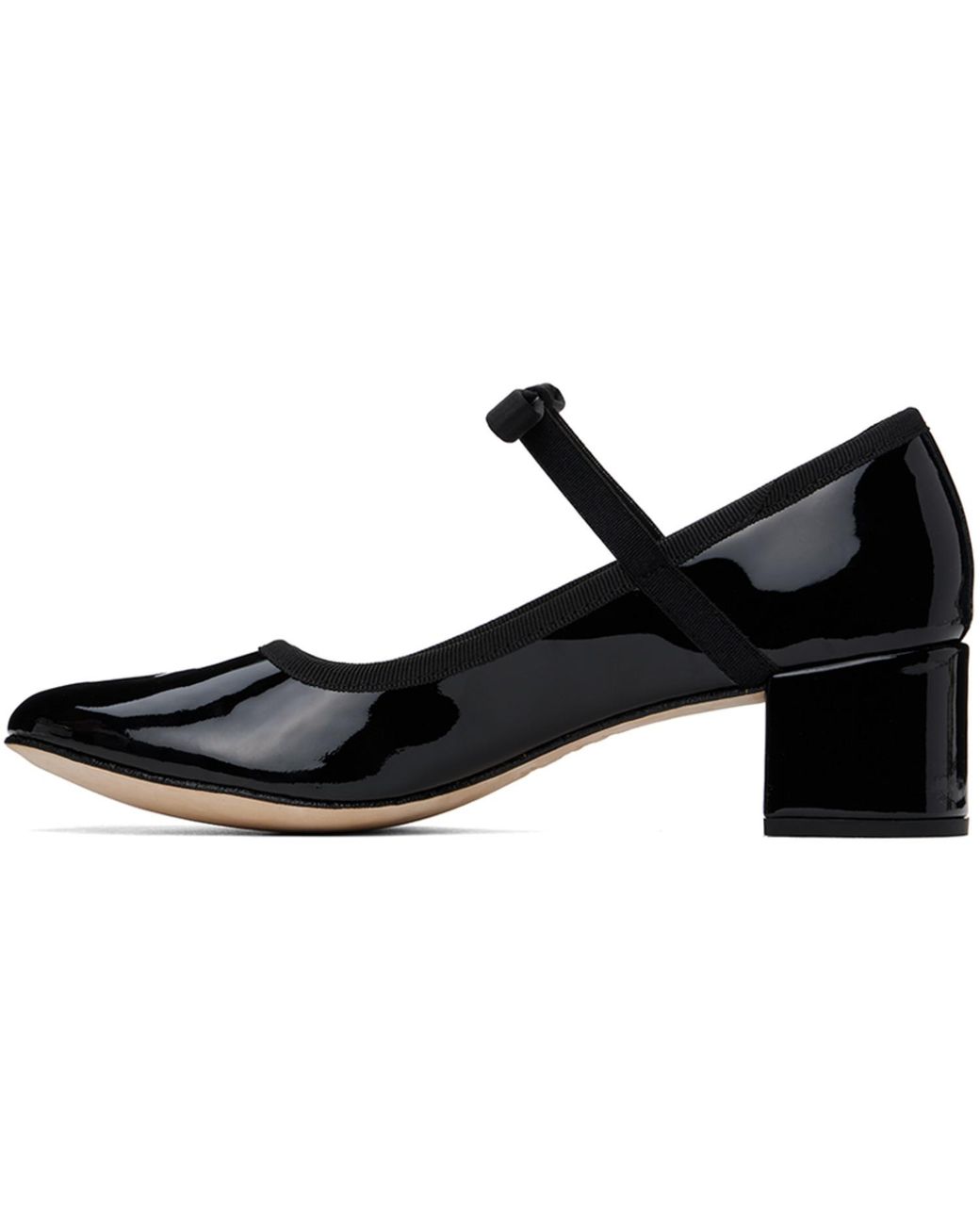 Repetto Black Guillemette Mary Jane Heels