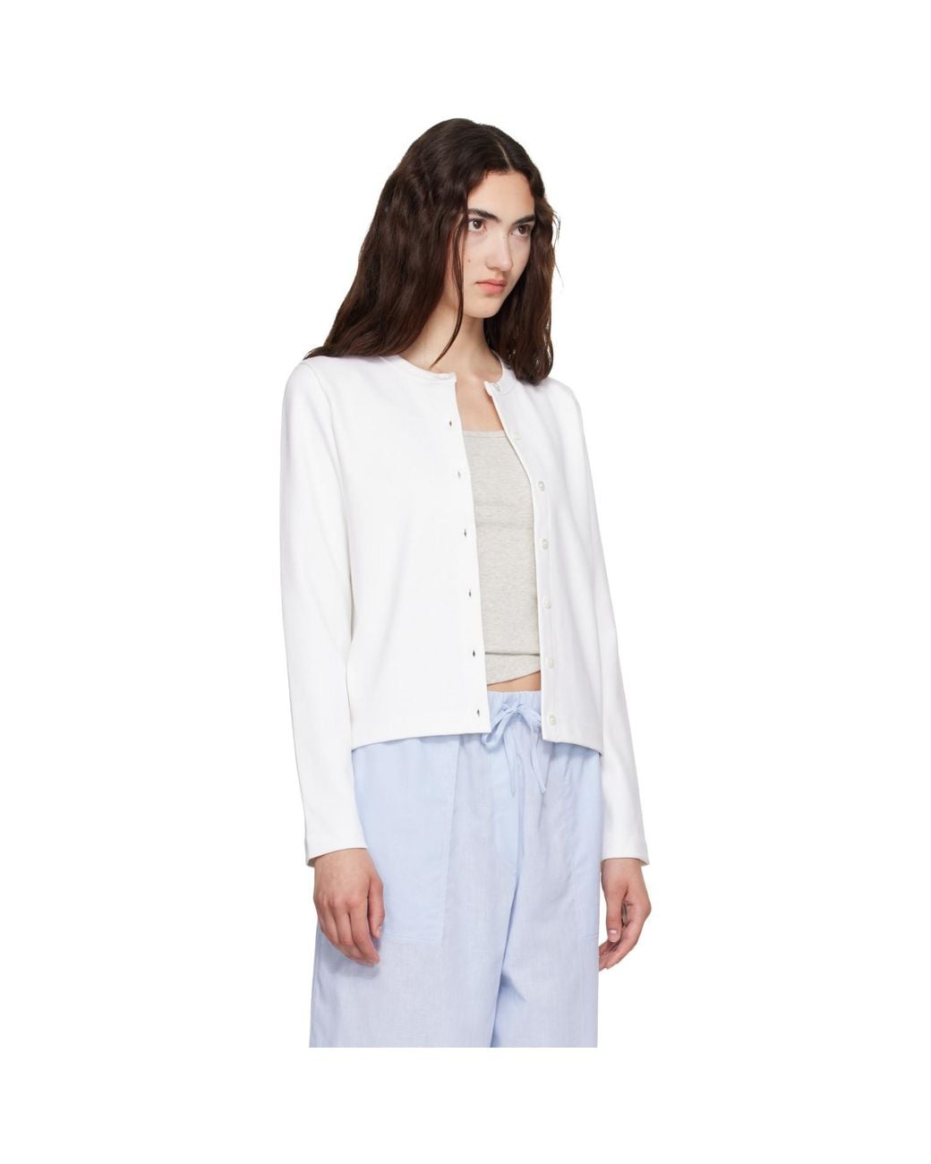 Flore Flore White Poppy Cardigan