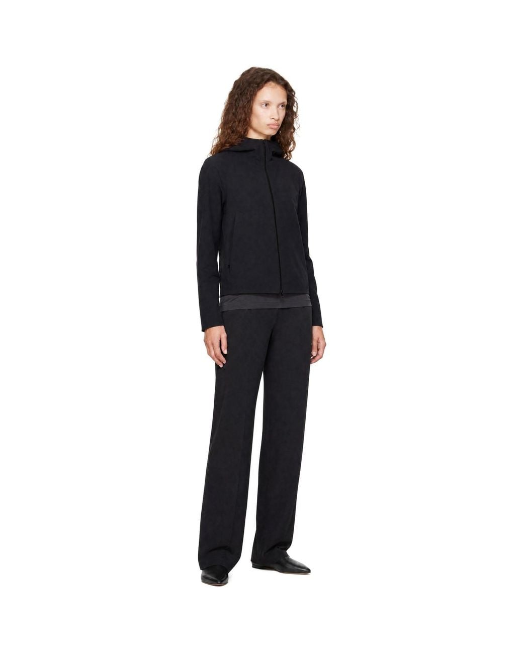Veilance Black Focal Hoody Jacket