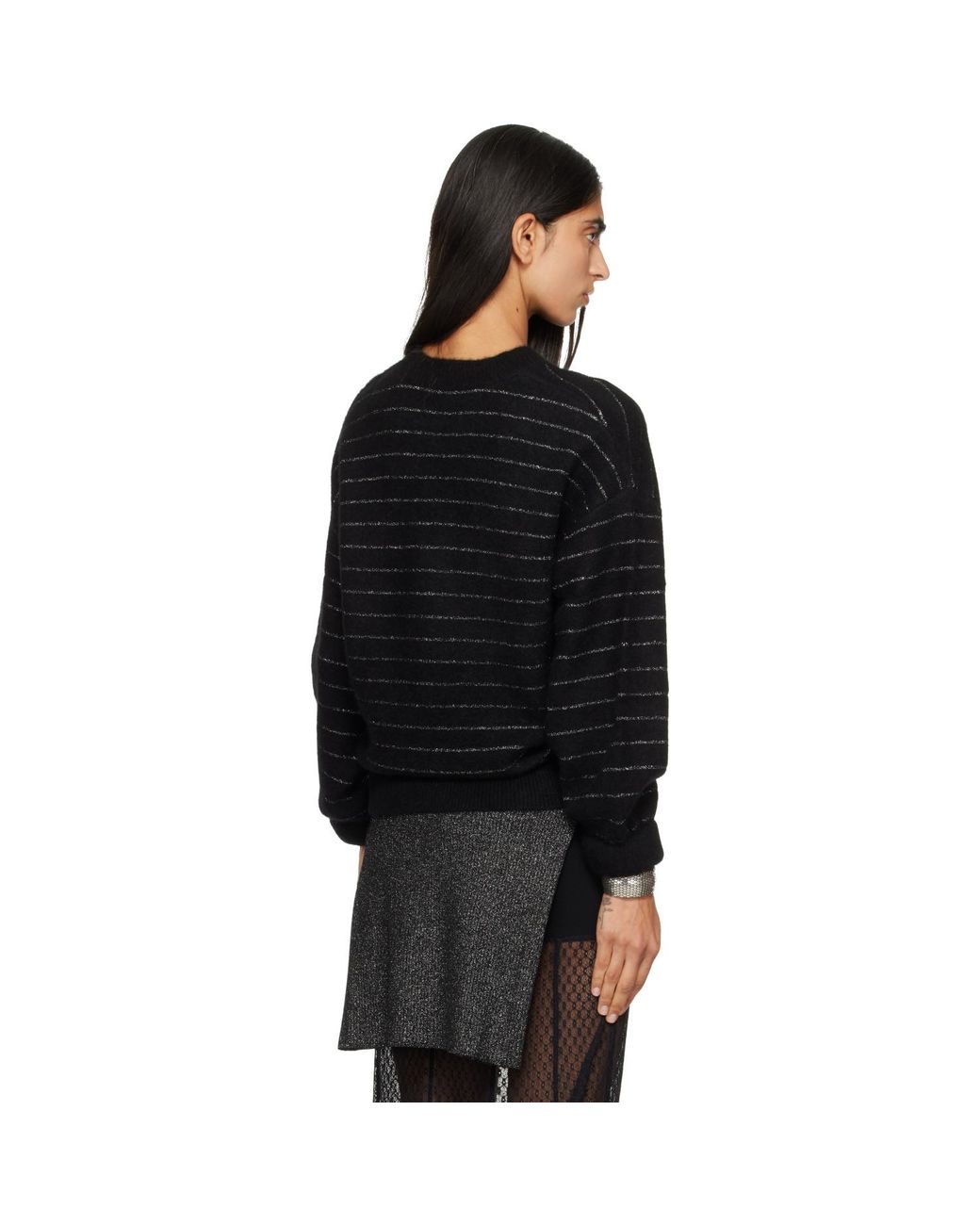 Isabel Marant Black Stacy Lurex Sweater
