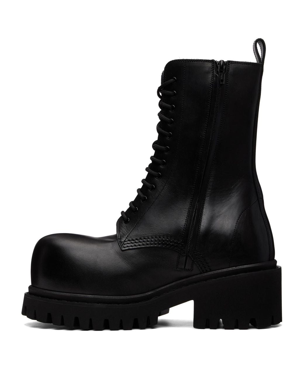 Balenciaga Black Stomper Boots for men