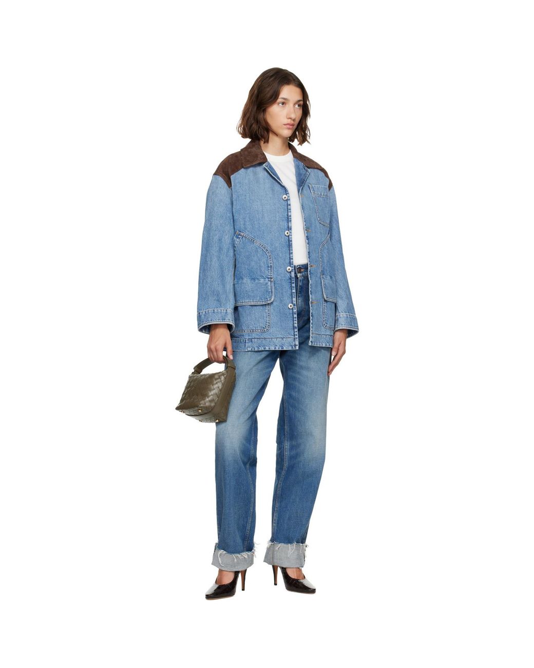 Bottega Veneta Blue Vintage Denim Jacket