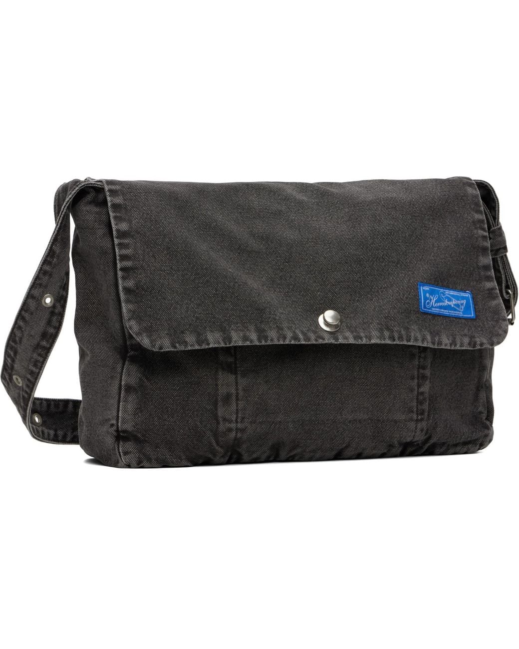 mfpen Black Postman Bag for men