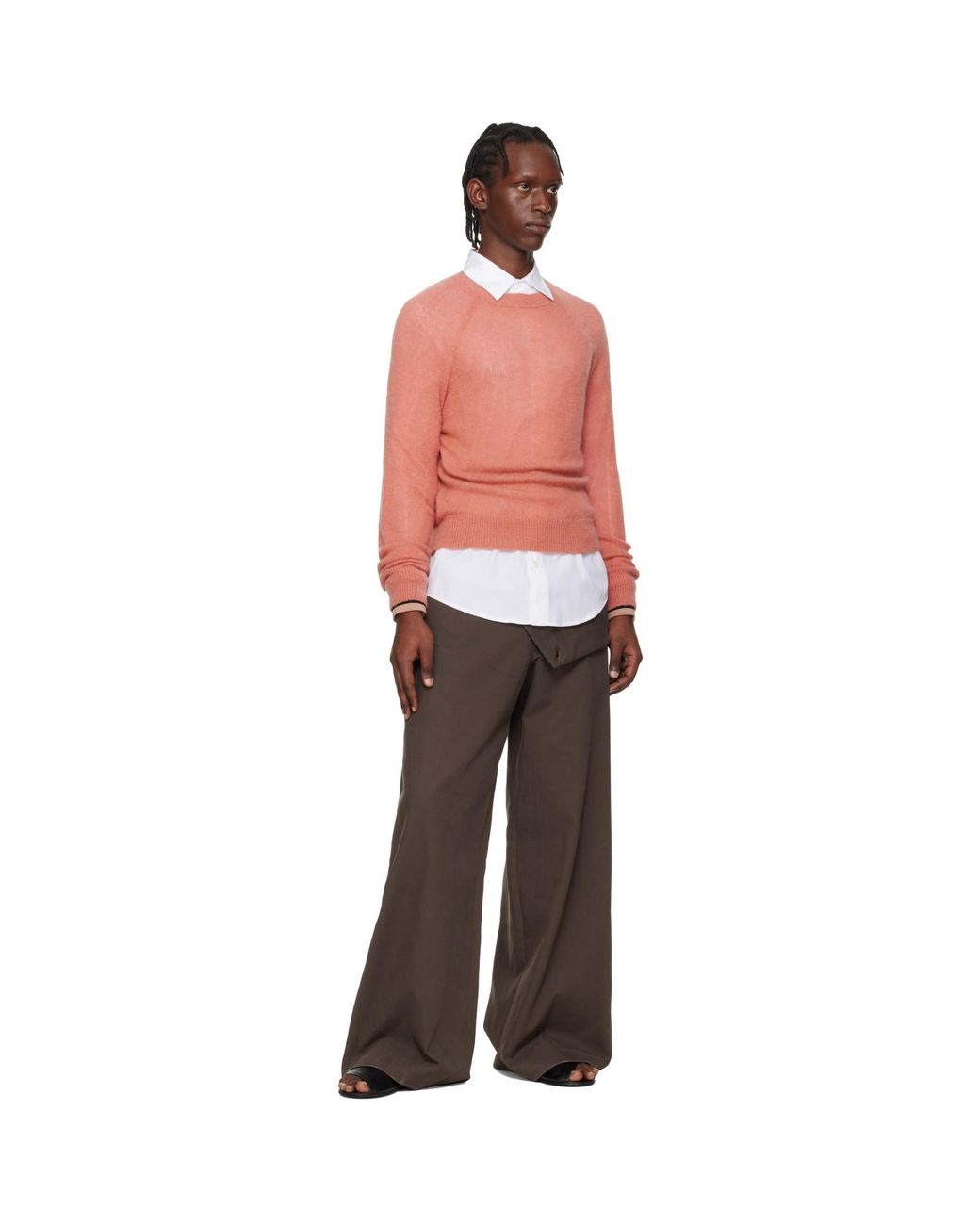 Dries Van Noten Multicolor Alpaca Sweater for men