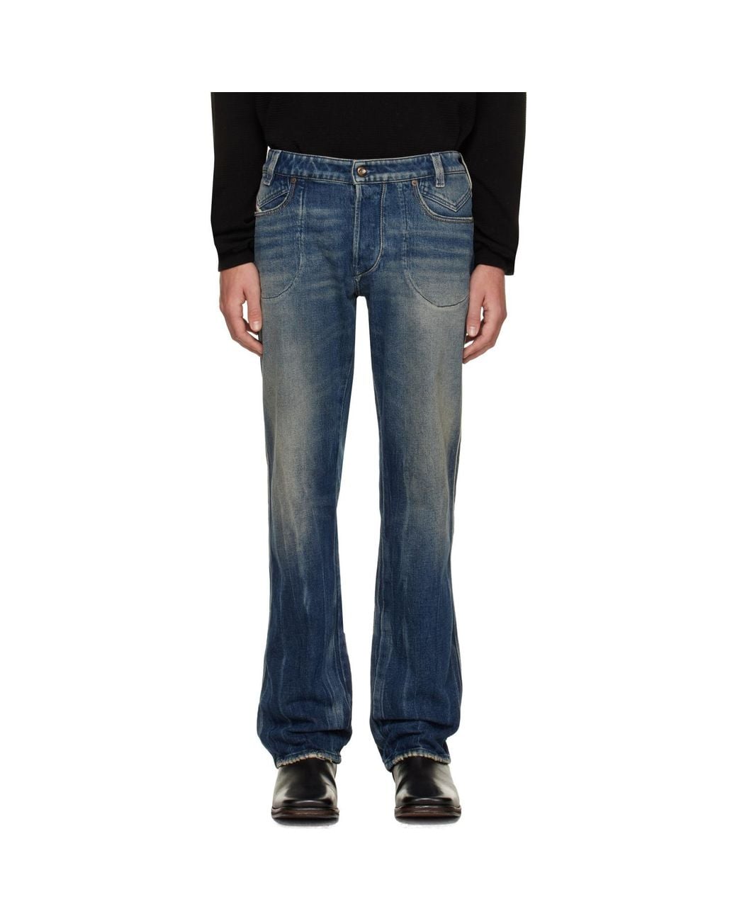 DIESEL Blue 1985 Larkee-Arc Jeans for men
