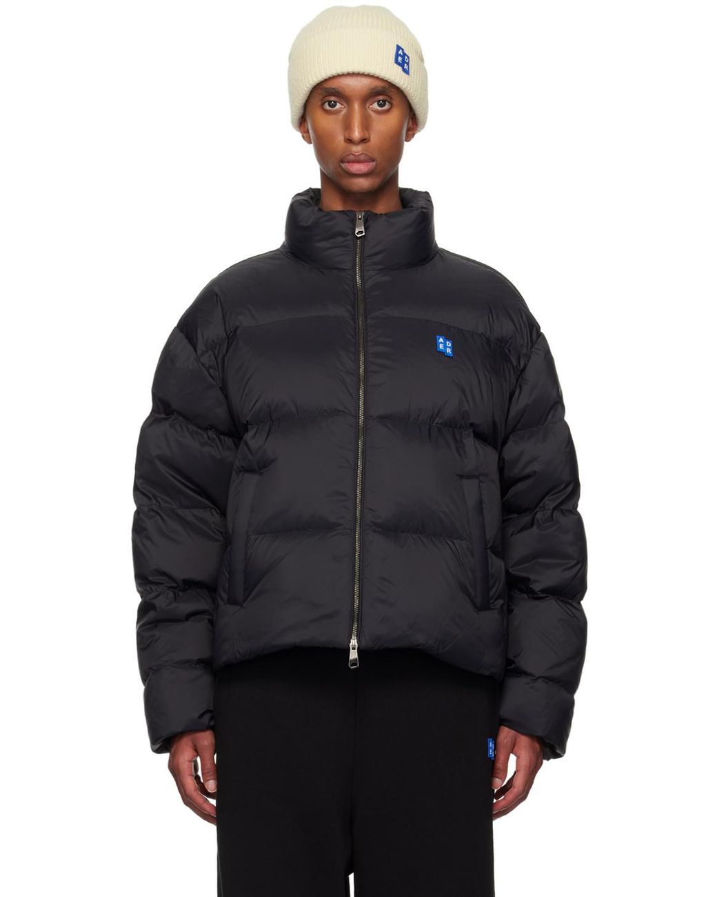 Adererror Trs Tag 01 Puffer Down Jacket in Blue for Men Lyst UK