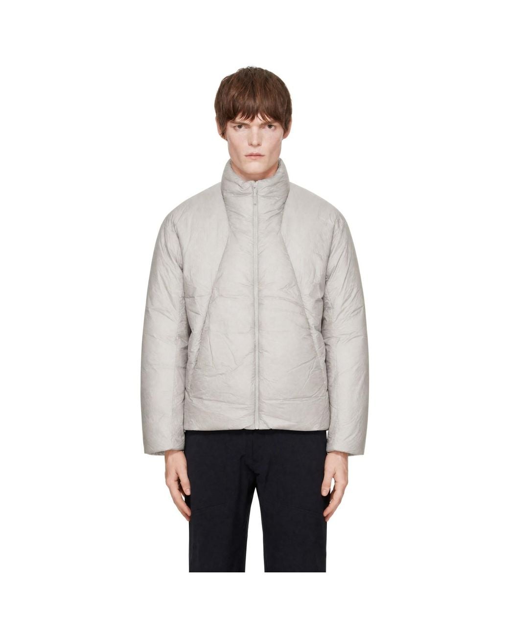 Veilance Gray Conduit Down Jacket for men