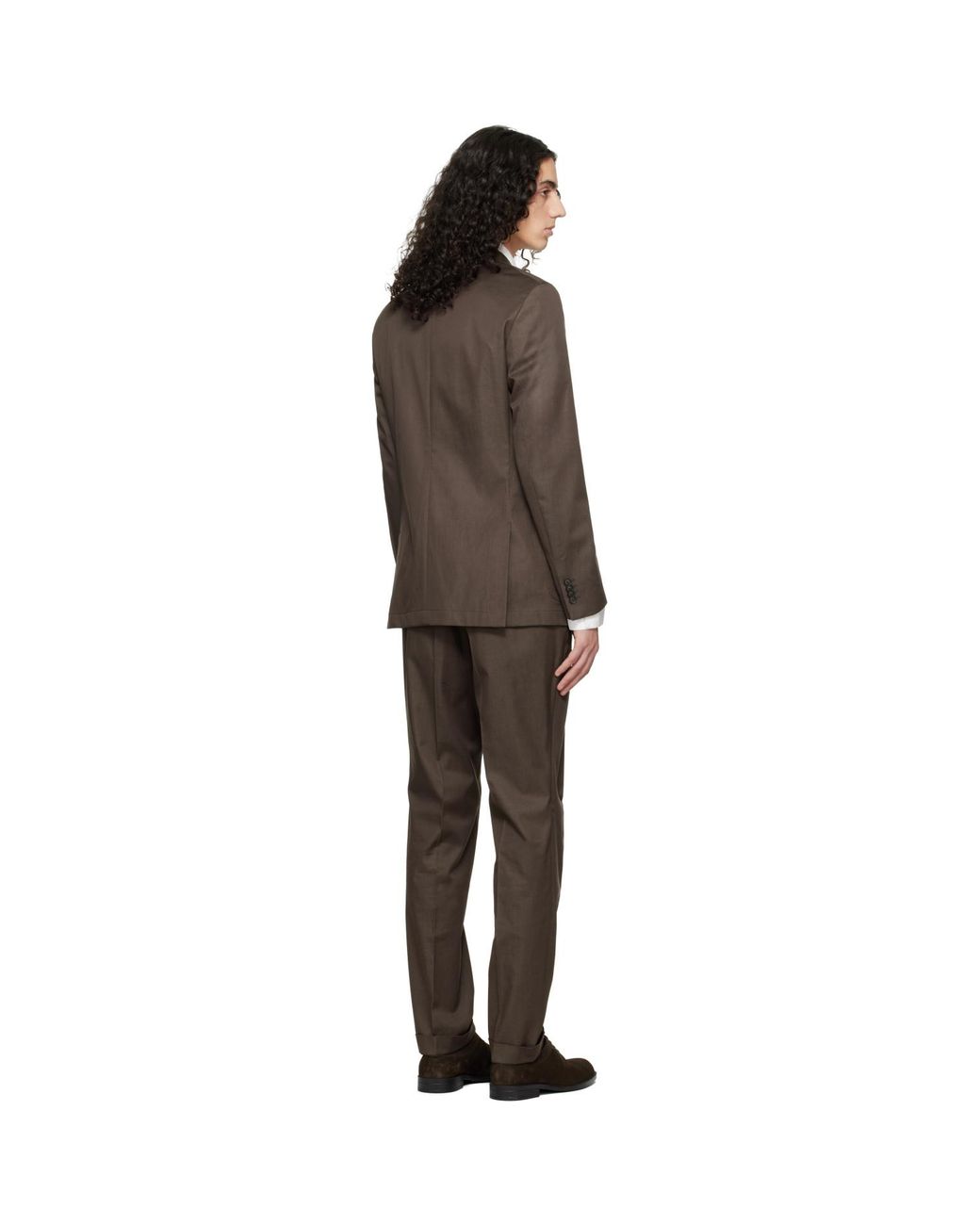 Boss Black Two-Piece Slim-Fit Stretch Cotton Suit for men