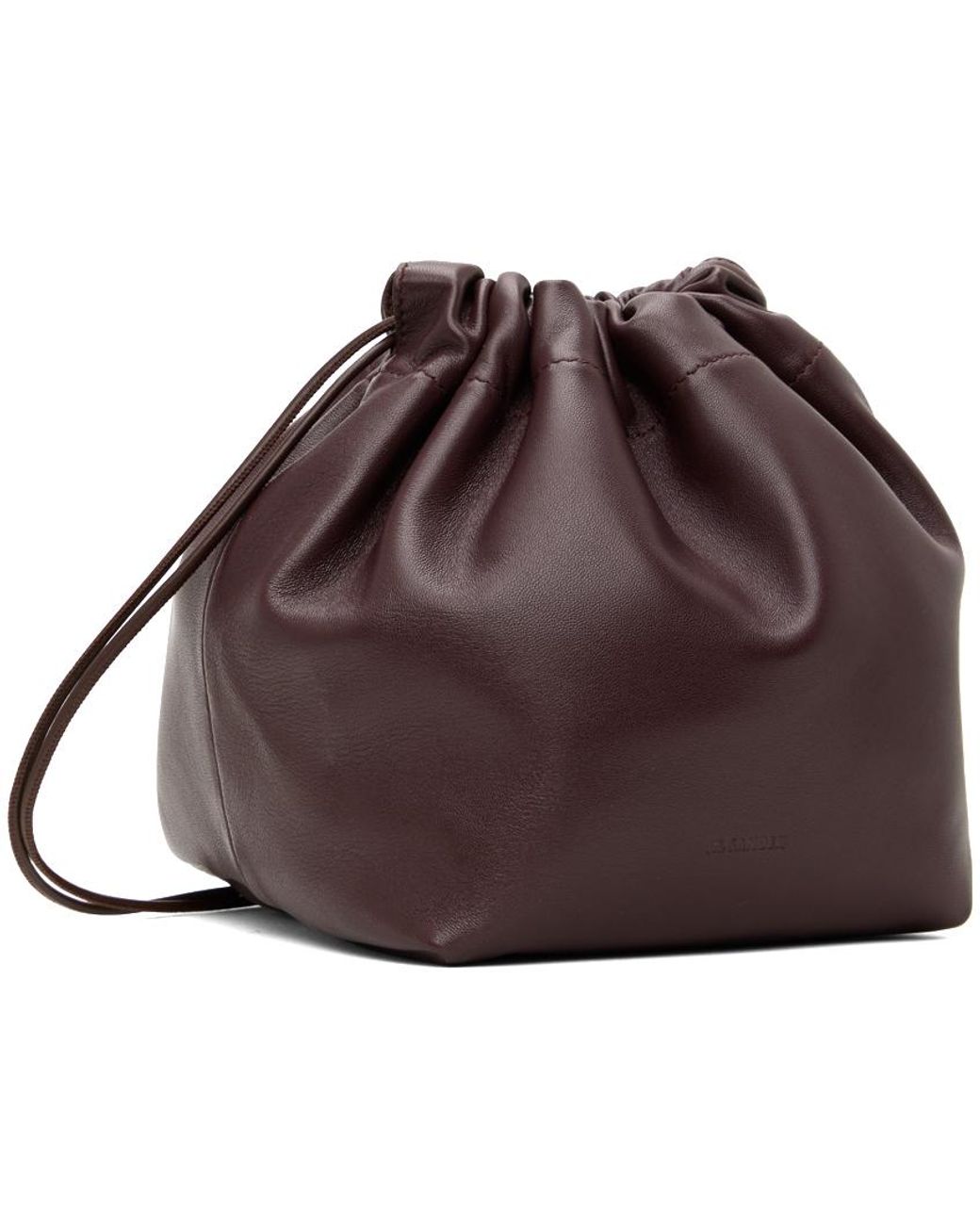 ◆正規品◆JIL SANDER DRAWSTRING DUMPLING BAG◆関税込◆人気◆ Jil Sander Off-white Dumpling Bag in Black | Lyst