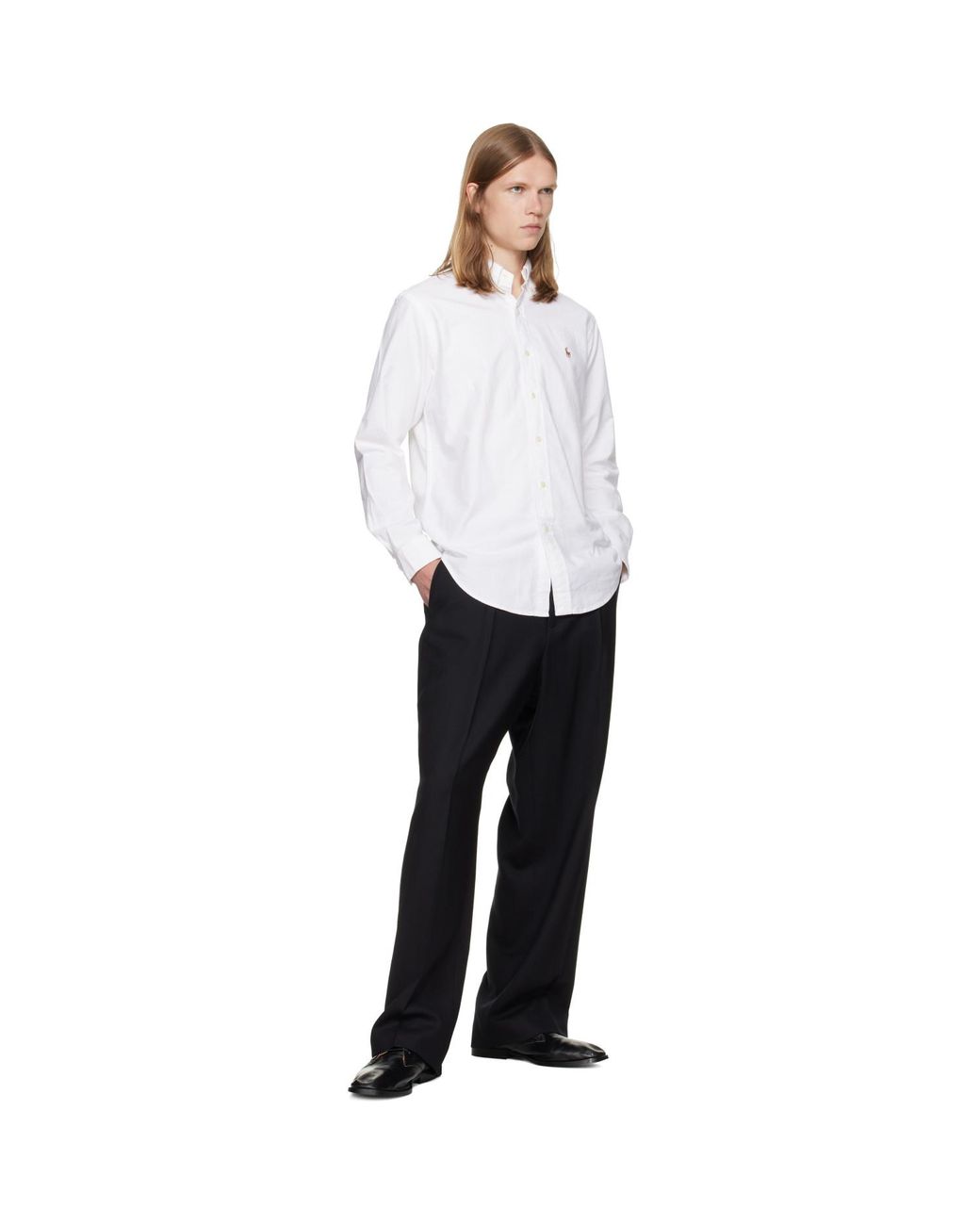 Polo Ralph Lauren White 'The Iconic Oxford' Shirt for men