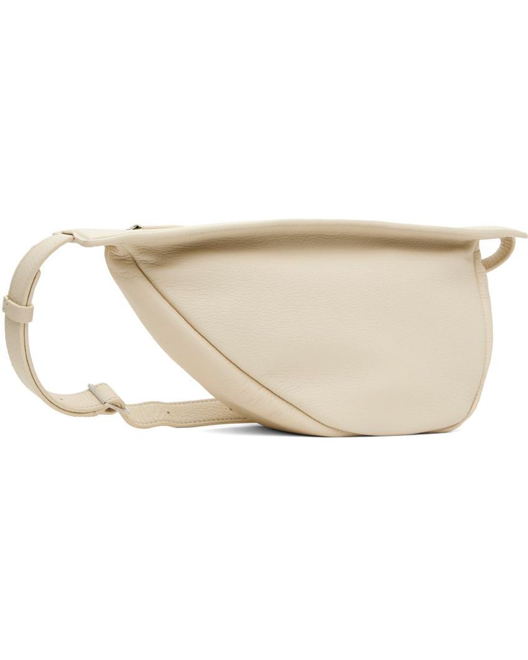 THE ROW オフホワイト スモール Slouchy Banana バッグ The Row Off-white Small Slouchy Banana Bag in Black | Lyst