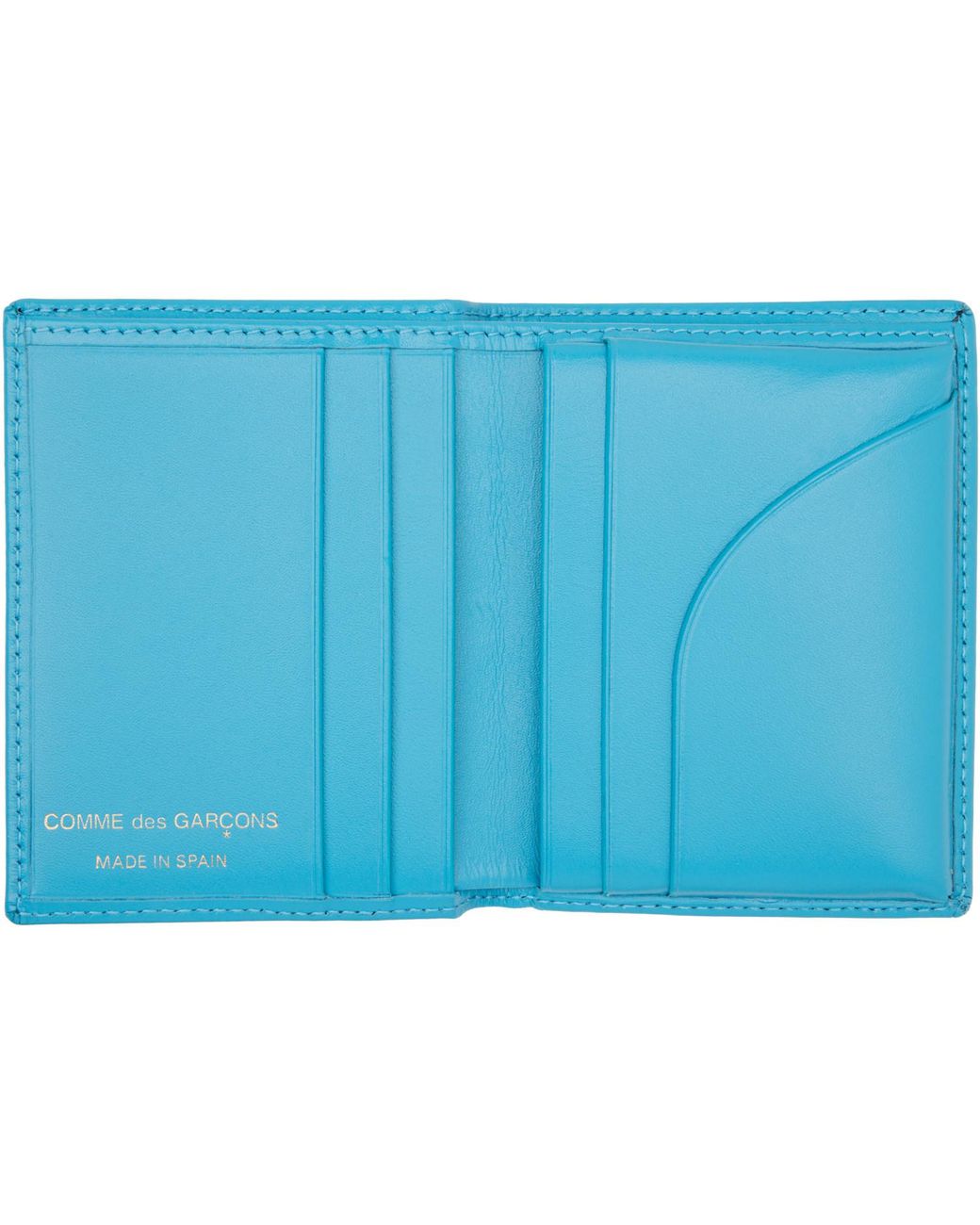 Comme des Garçons Blue Classic Group Wallet for men