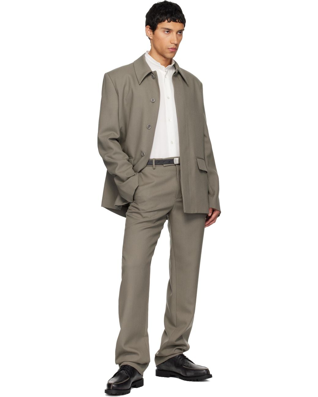 Rier Black Wool Jacket for men