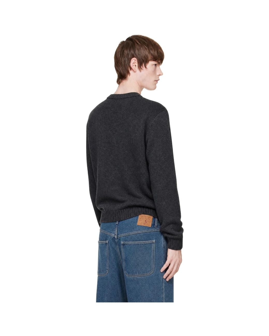 Carne Bollente Black Soft Top Sweater for men