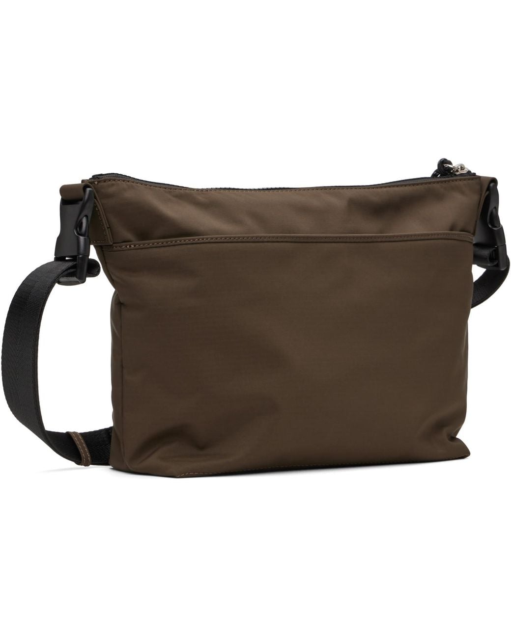 A.P.C. Brown Khaki Trek Satchel for men