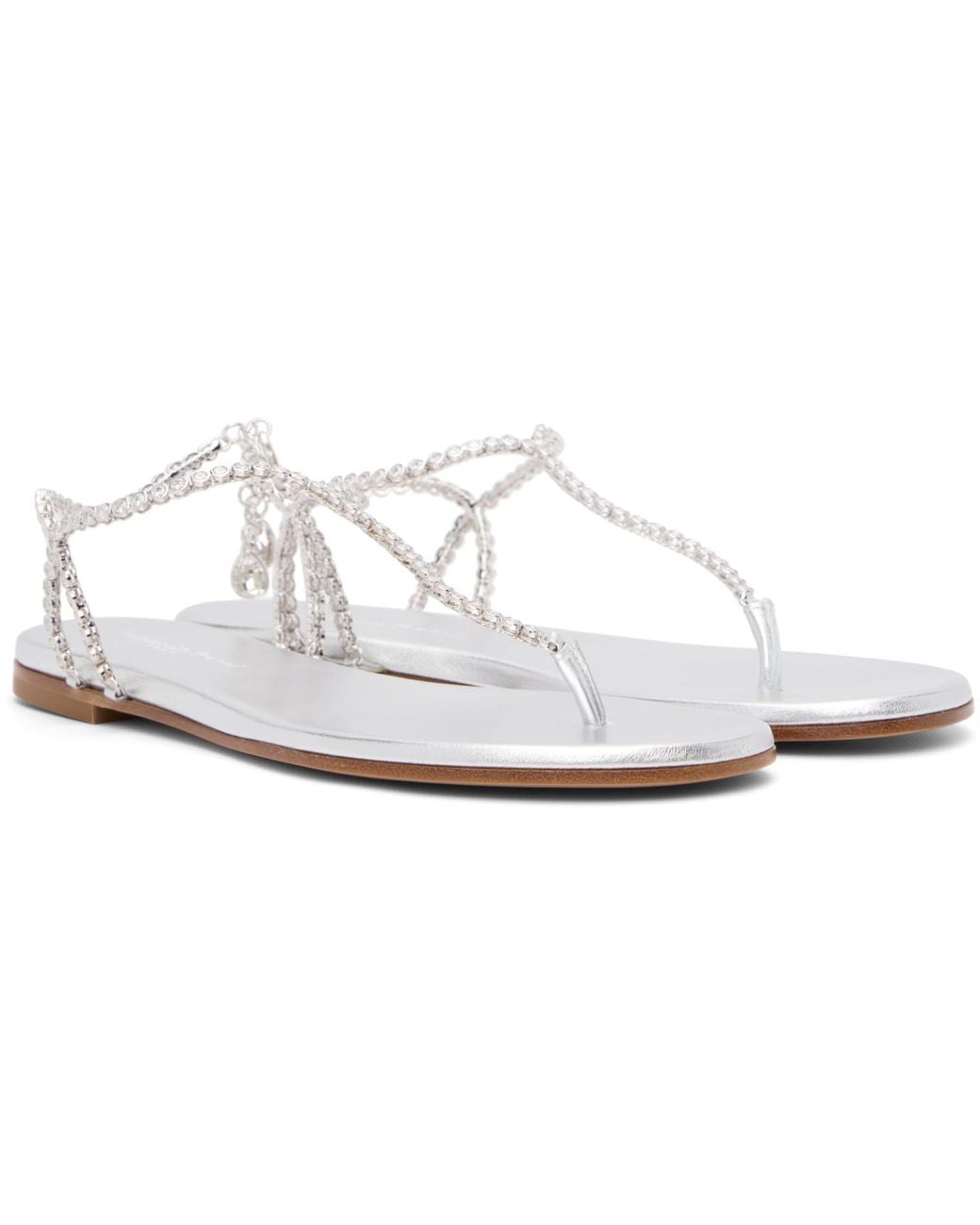 Gianvito Rossi Black Eternity Thong Sandals