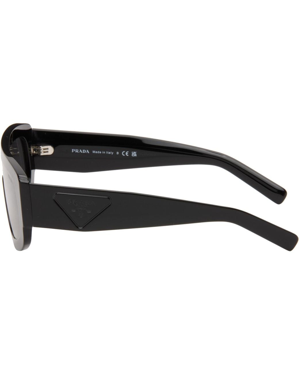 Prada Gray Shield Sunglasses