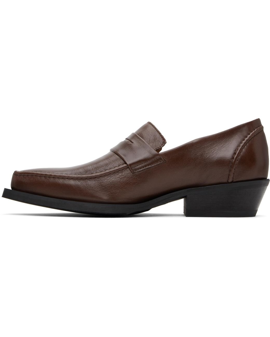 OUR LEGACY ダークブラウン Cypher ローファー OUR LEGACY Brown Cypher Loafers Our Legacy