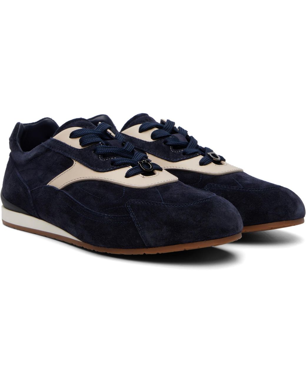 Ferragamo Blue Sebastien Sneakers for men
