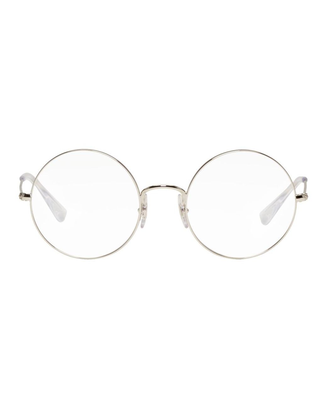 RayBan Silver Jajo Glasses in Metallic for Men Lyst