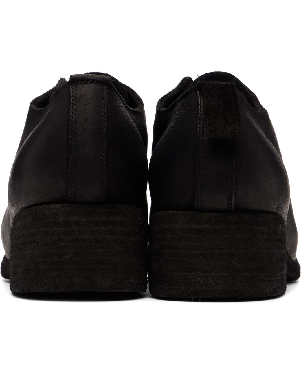 Guidi Black Pl10L Oxfords for men