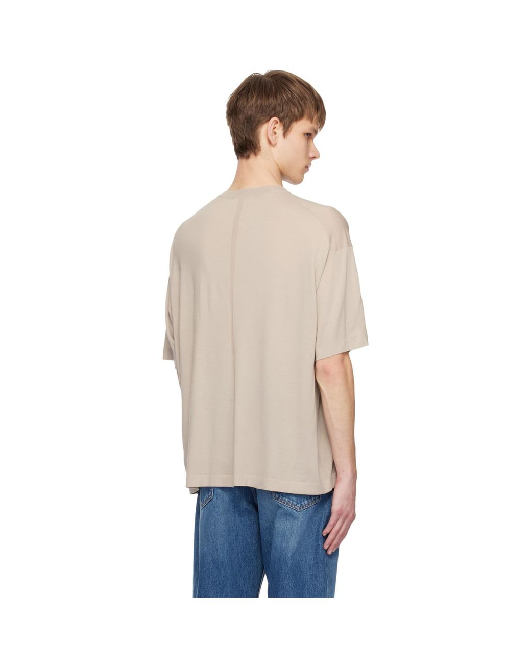 The Row Blue Taupe Dlomu T-Shirt for men