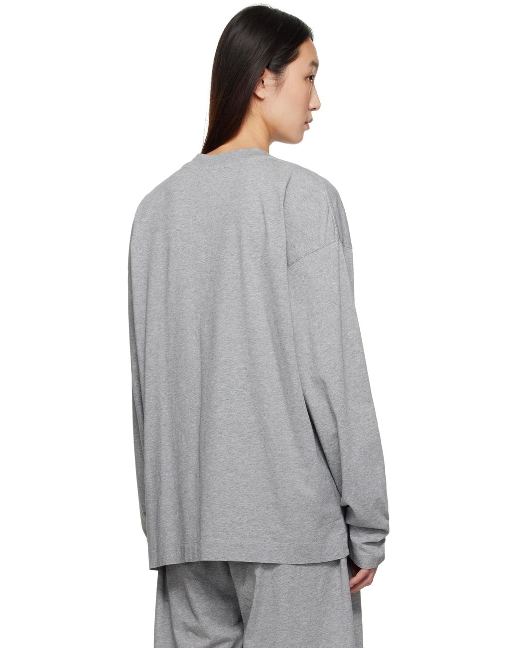 MAGNIBERG Gray Full Long Sleeve T-Shirt