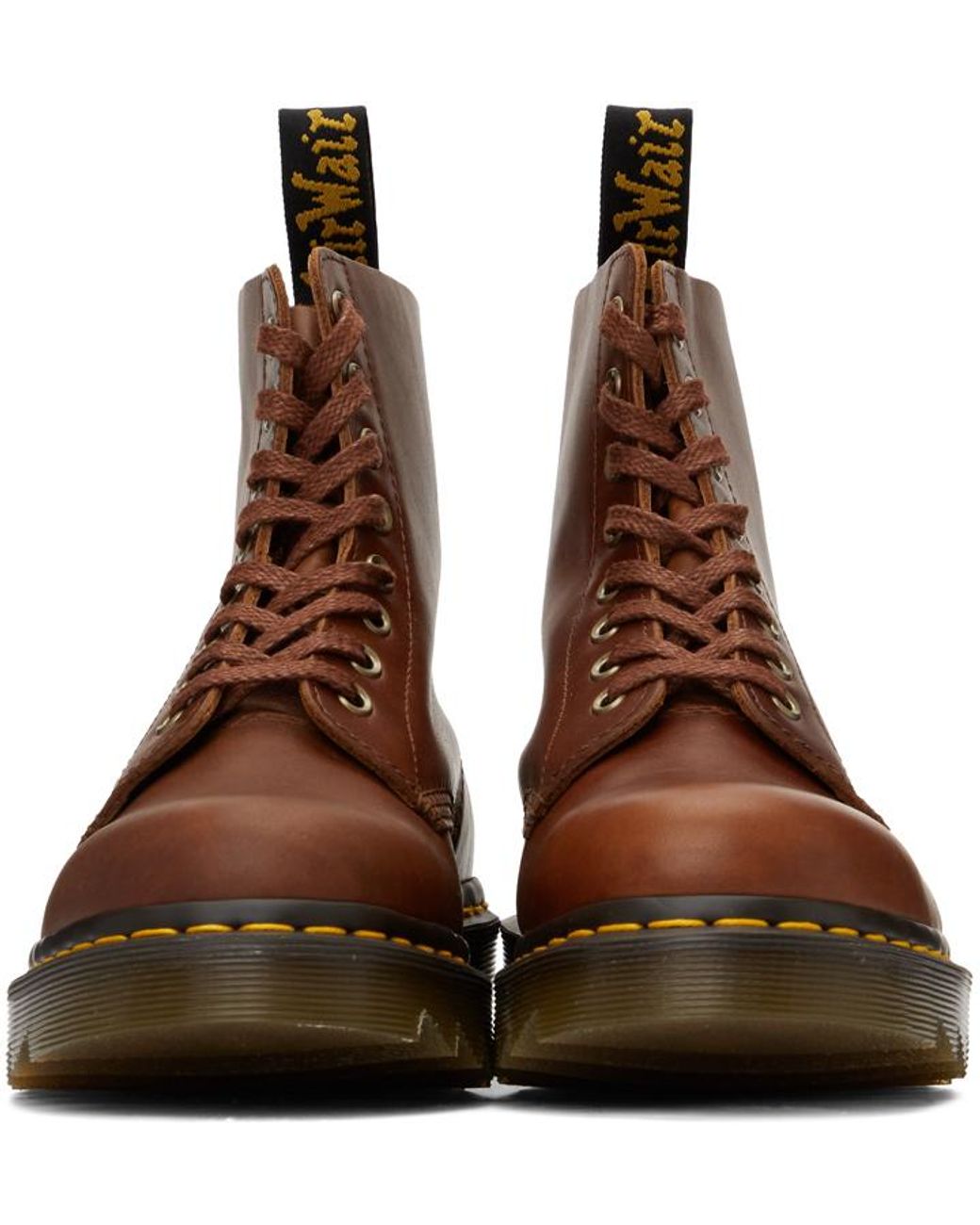 Dr. Martens 1460 Ambassador Soft Leather Pascal 8-eye Boots in Brown for  Men | Lyst