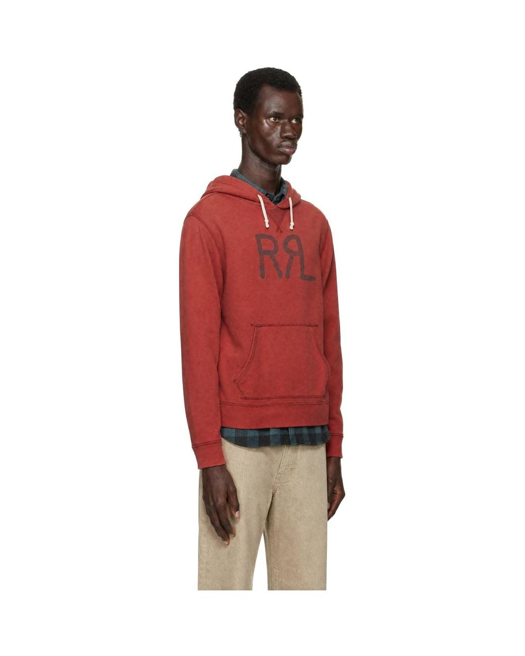 RRL Red Ranch Logo Hoodie for men
