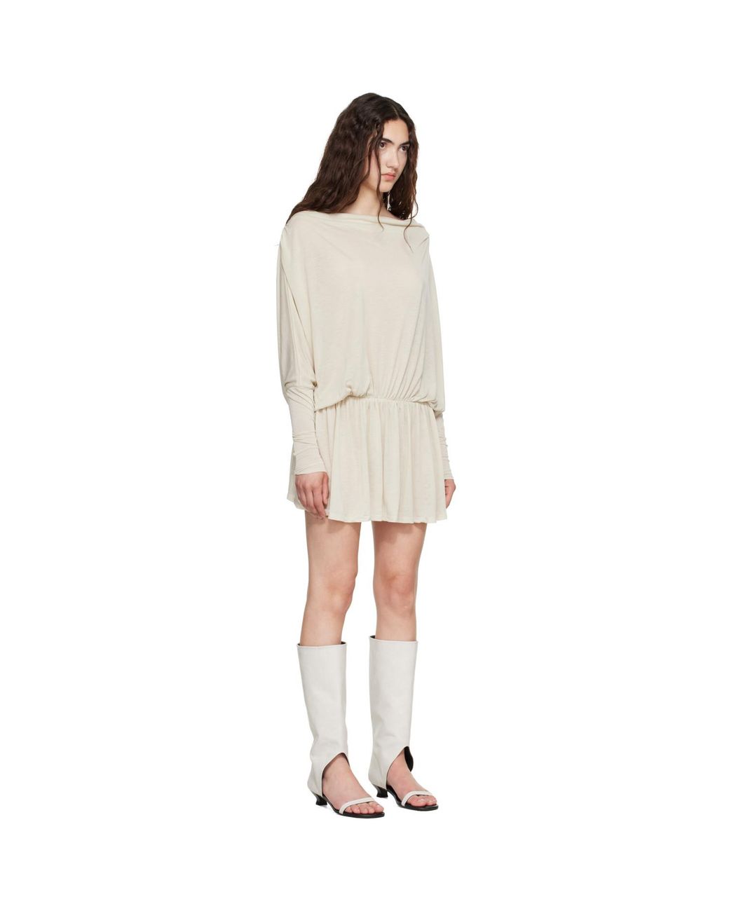 Belle Anna White Alder Minidress