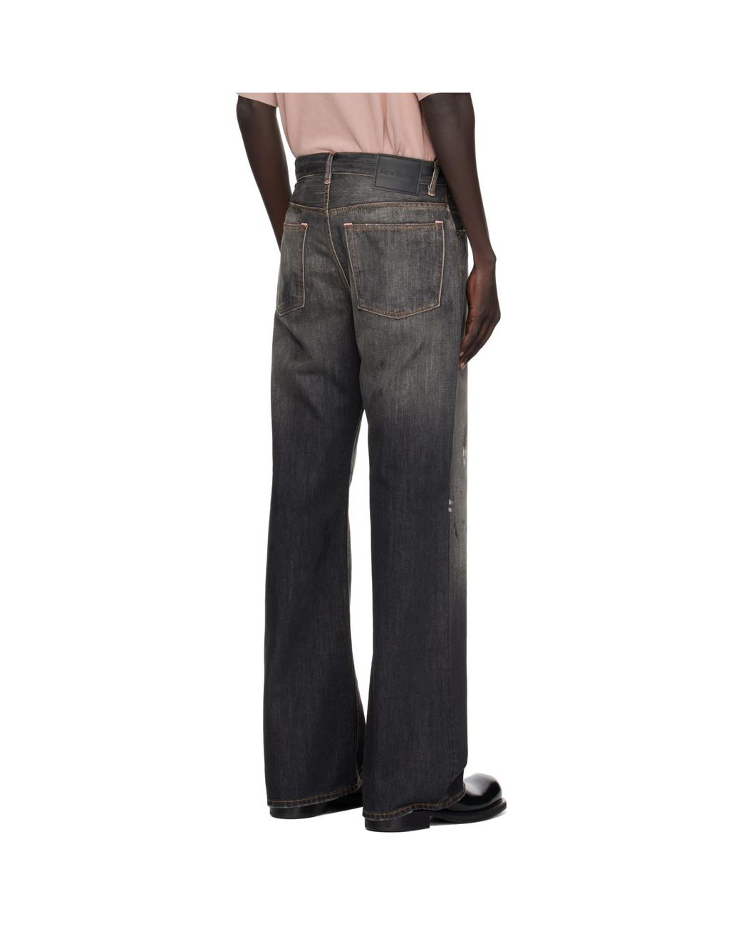Acne Black Regular Fit 2021M Jeans for men