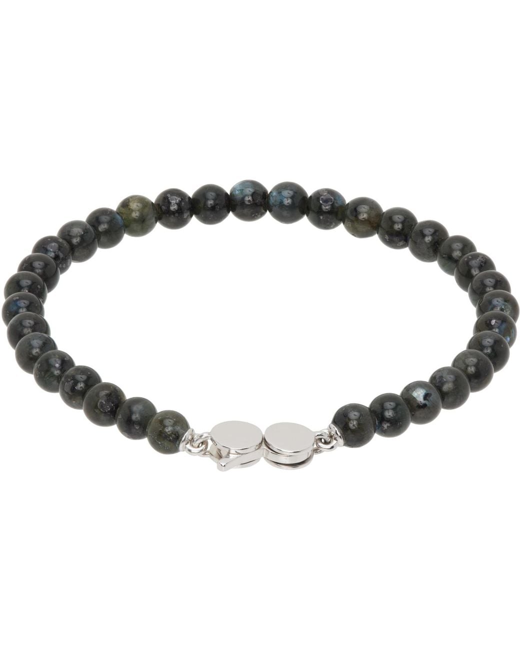 Tom Wood Metallic Cove Slim Bracelet for men