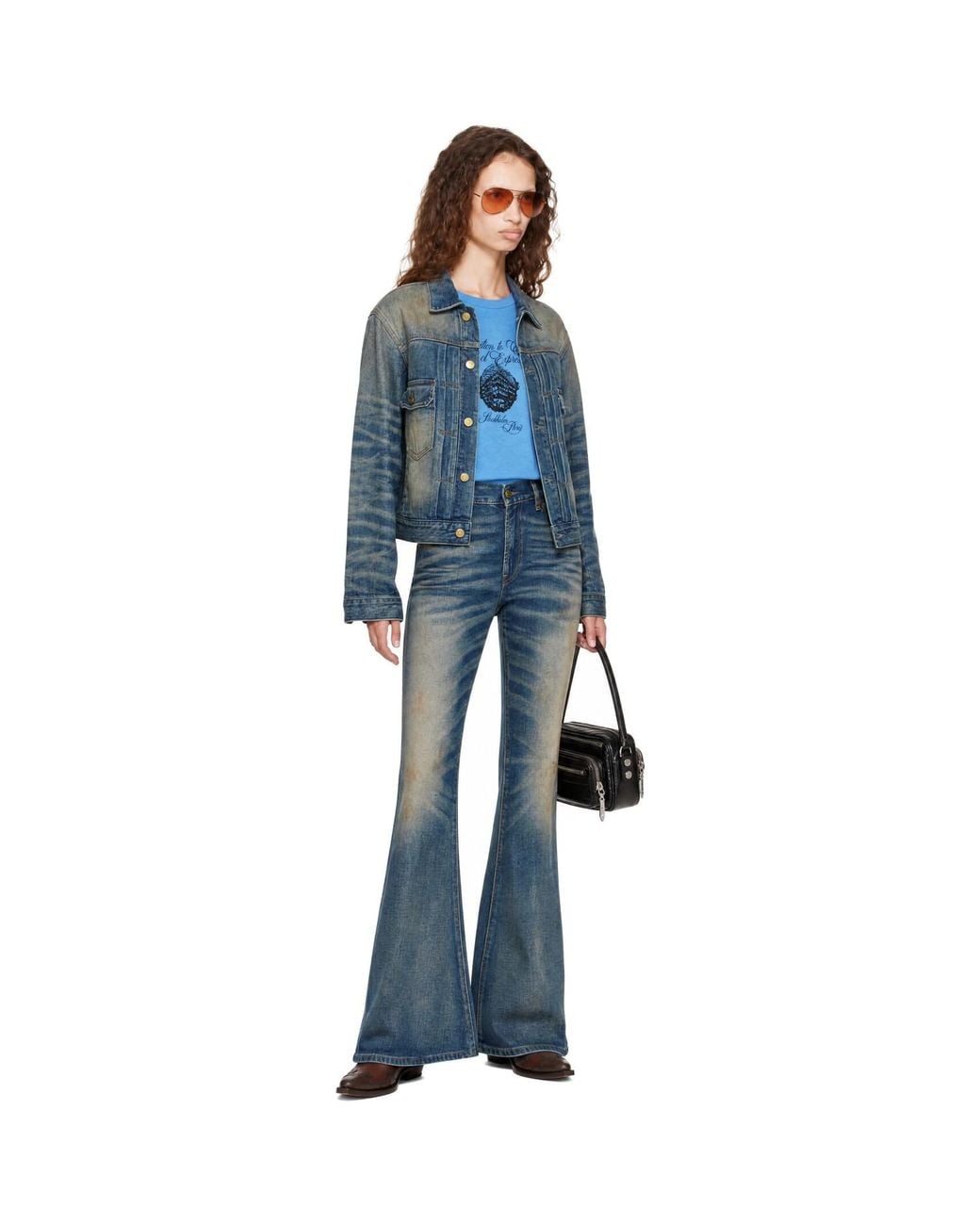 Acne Blue 2025F Fitted Jeans