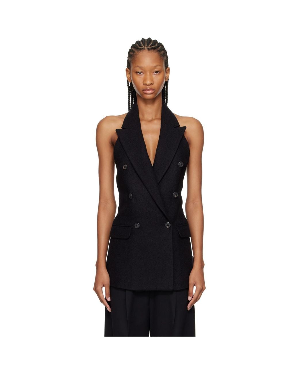 Our Legacy Black Blaze Apron Vest