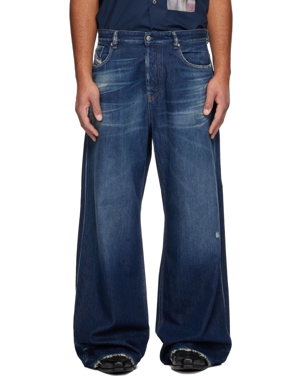 DIESEL Relaxed 1996 D-Sire Jeans in Blue for Men | Lyst