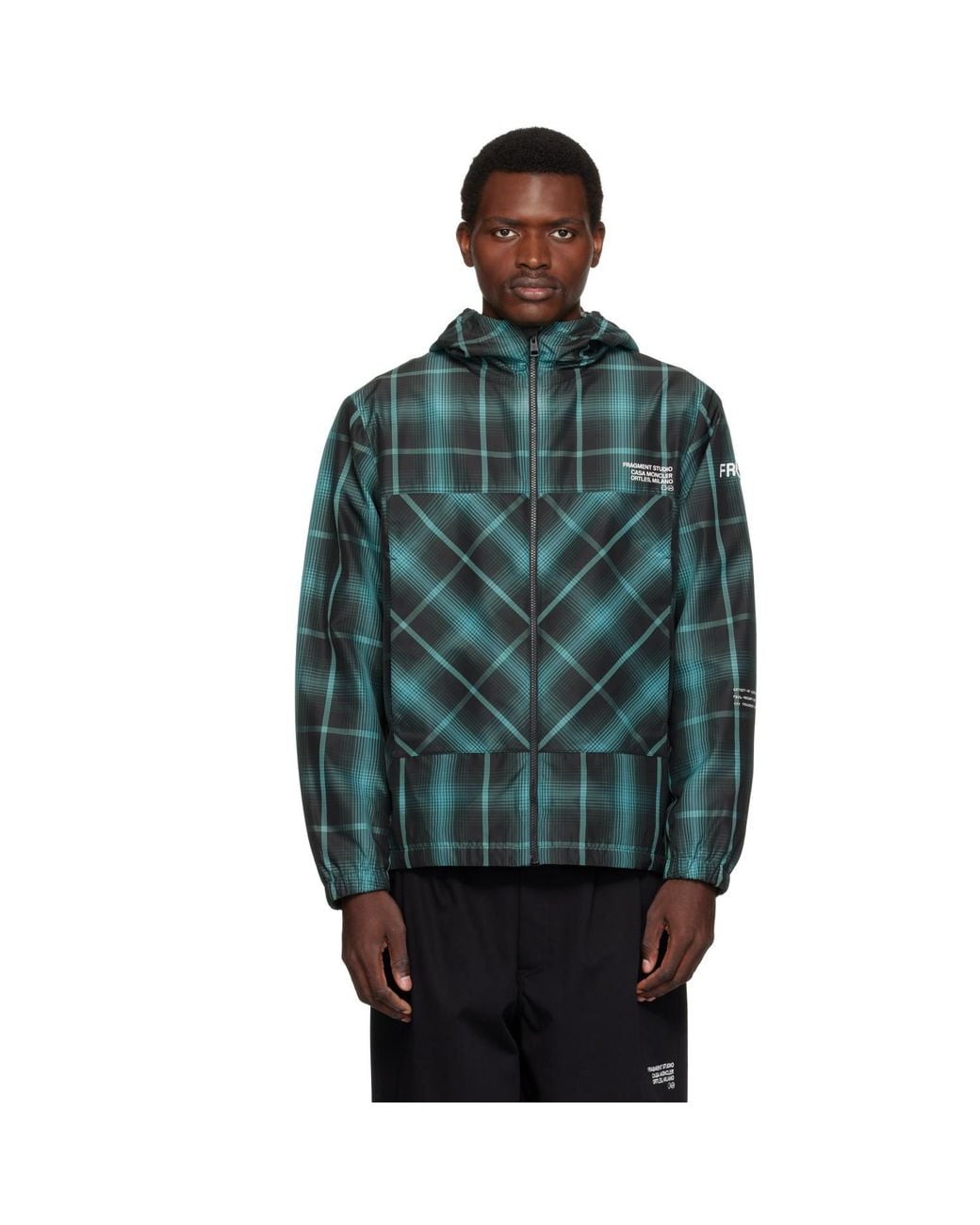Moncler Genius Green Moncler X Frgmt & Jitsuyo Windbreaker Jacket for men