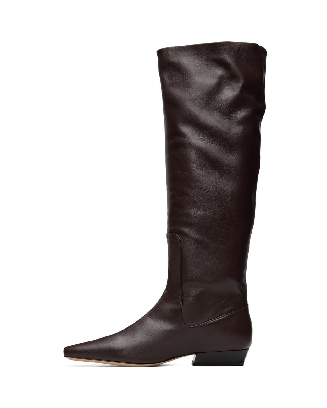 Staud Brown Wally Flat Tall Boots