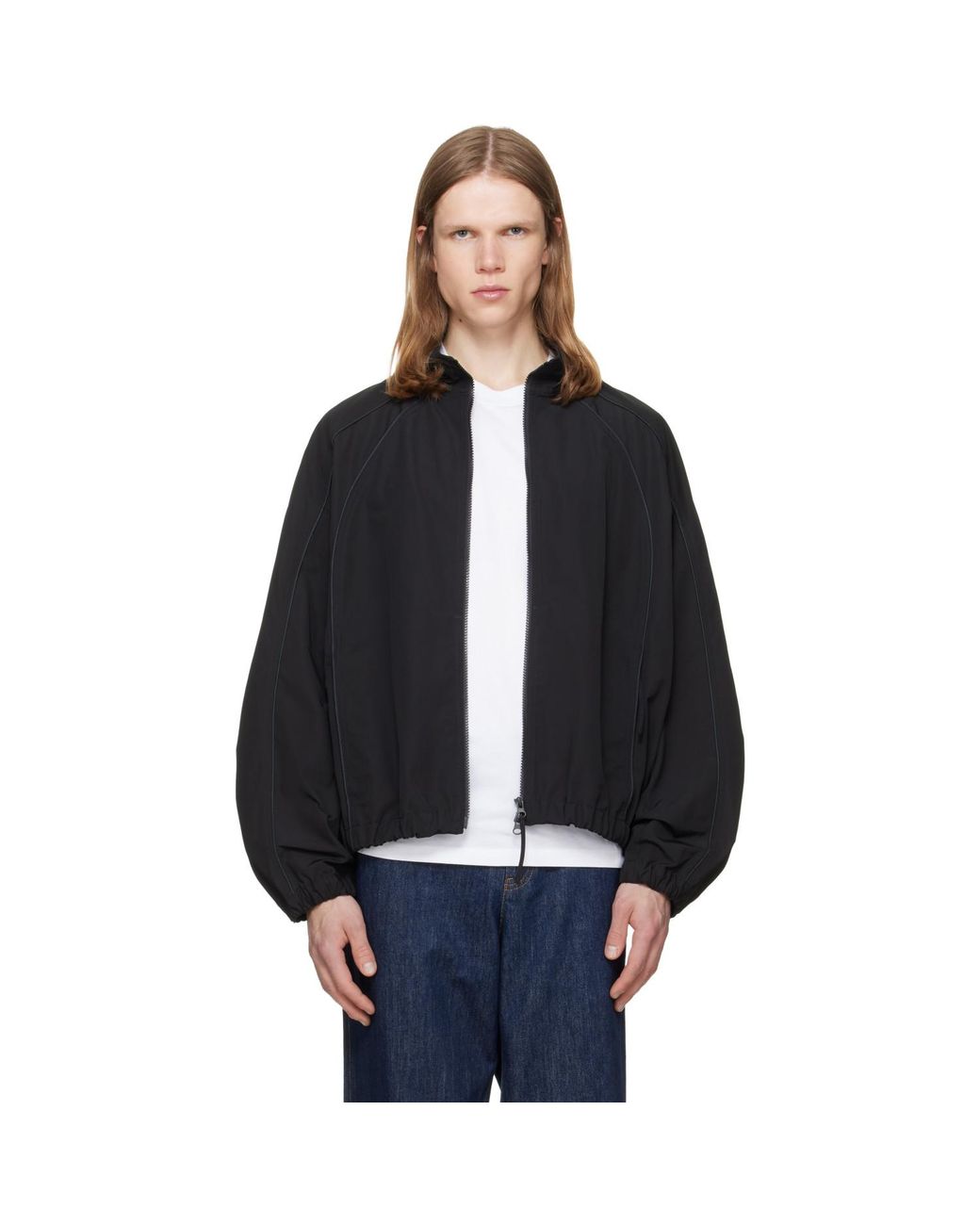 Helmut Lang Black Track Jacket for men