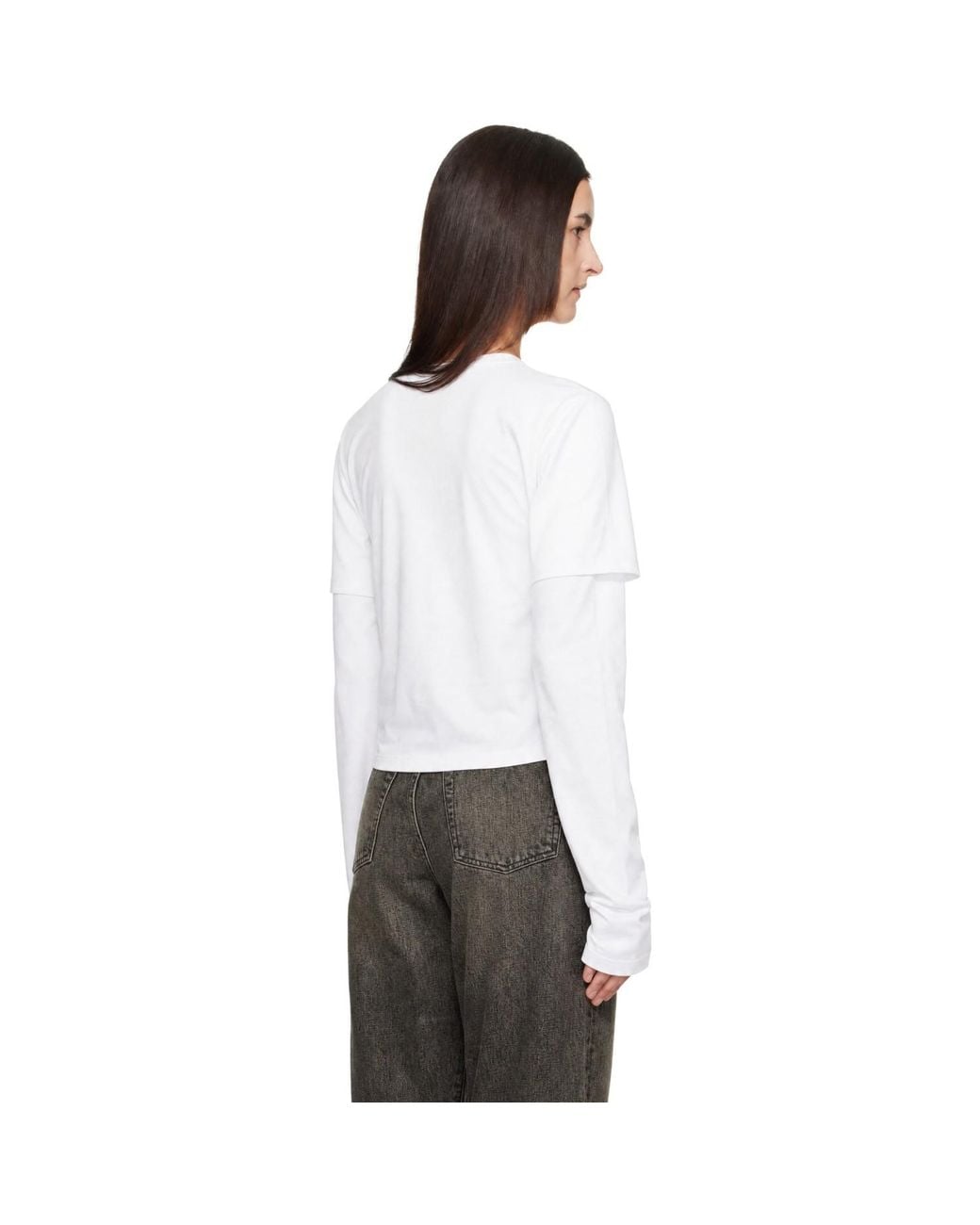 Still Here White 2Tee Long Sleeve T-Shirt