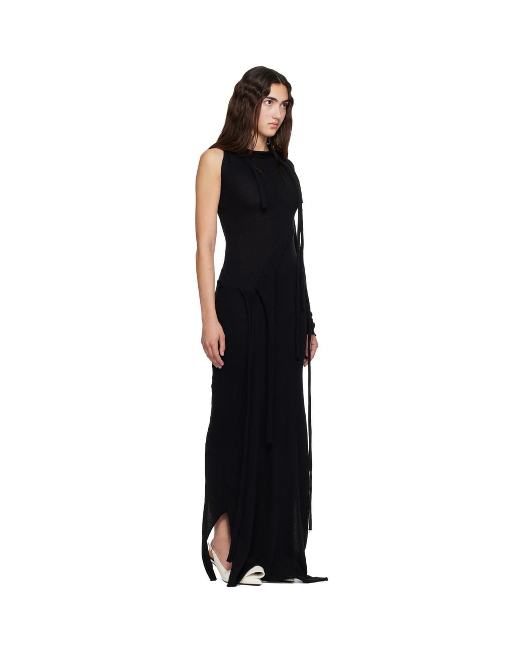 OTTOLINGER Black Jacquard Maxi Dress