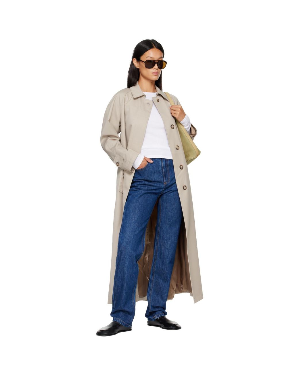 HOMMEGIRLS Natural Mac Coat