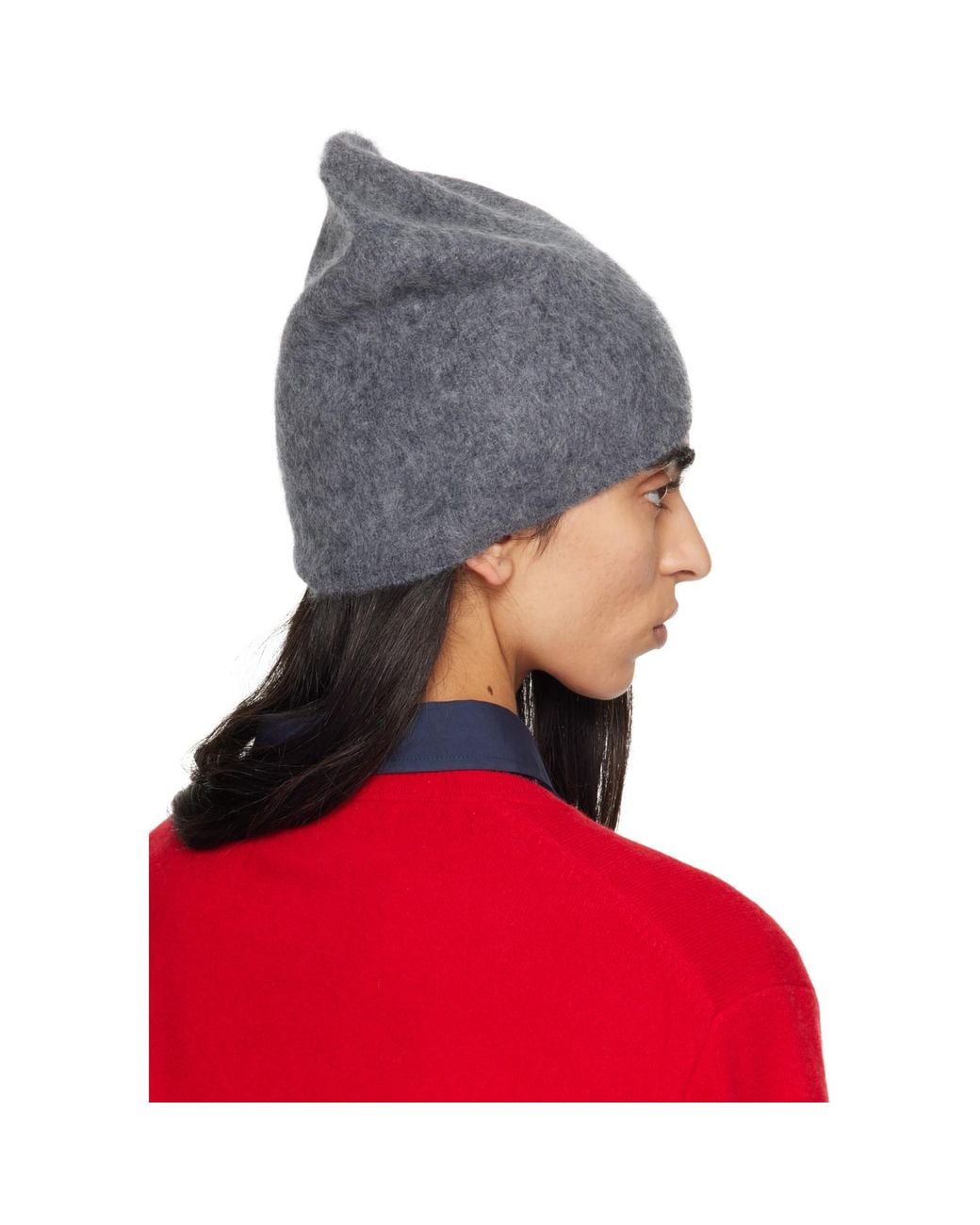 Loulou de Saison Blue Yana Wool Blend Beanie