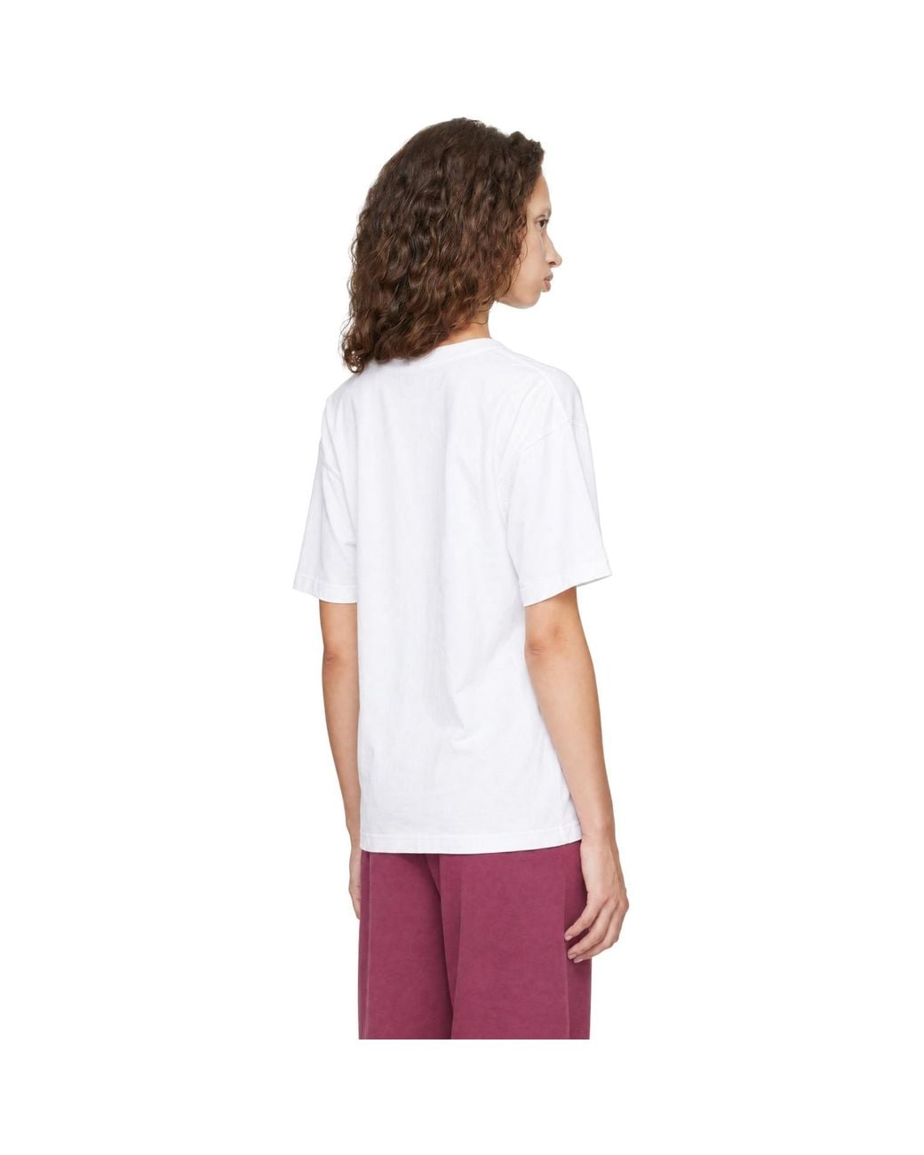 Off-White c/o Virgil Abloh White Bookish Flower Regular T-Shirt