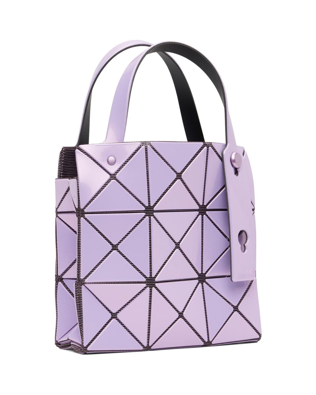 Issey Miyake Purple Small Carat Bag