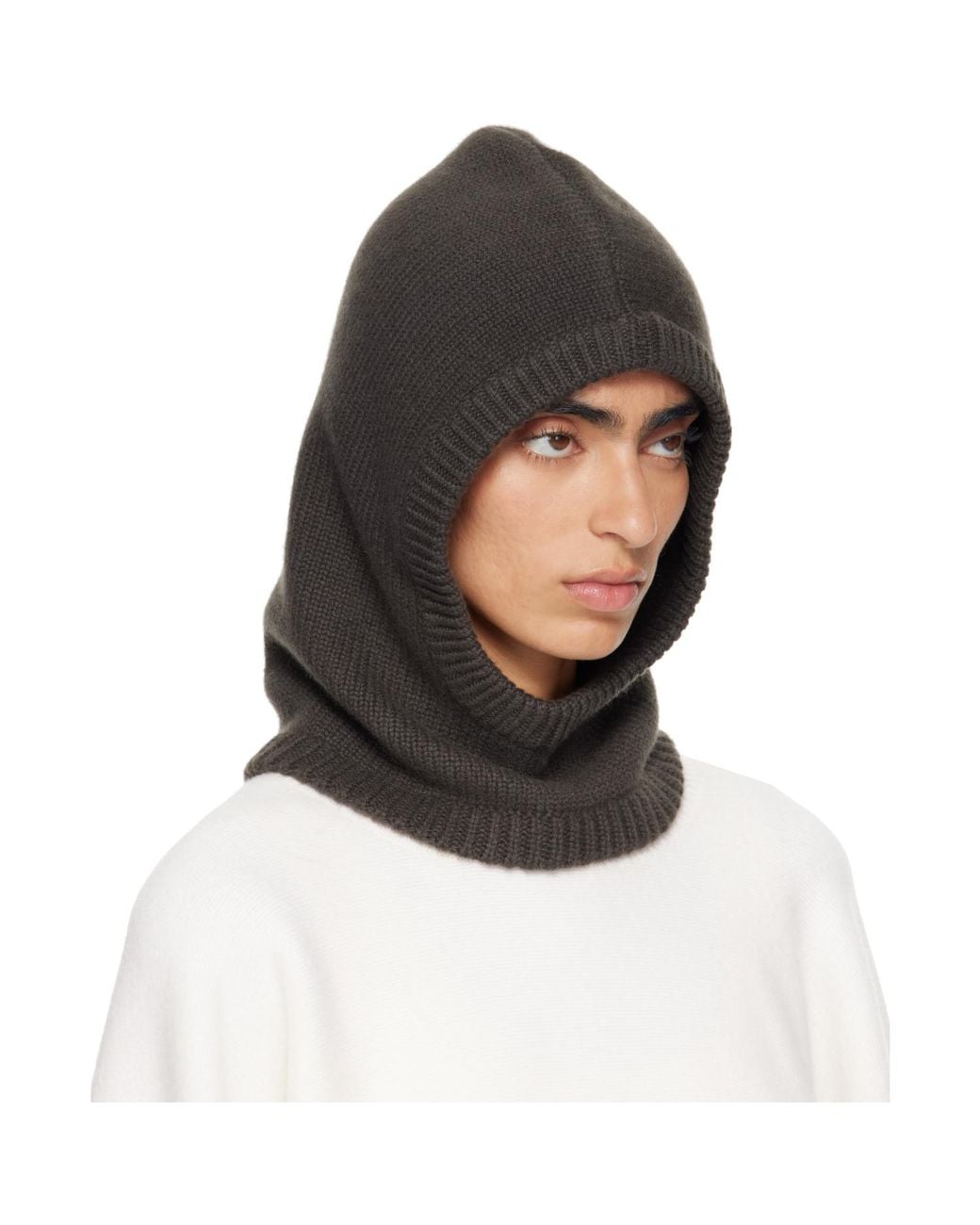 Lisa Yang Gray Astri Balaclava