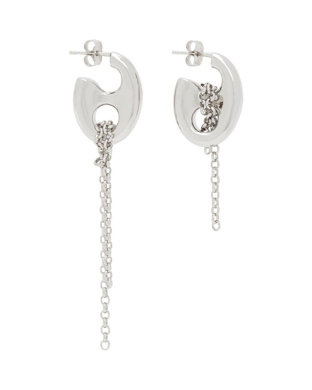 Justine Clenquet White Rocio Earrings